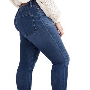 Madewell curvy high waist skinny jeans PLUS SIZE